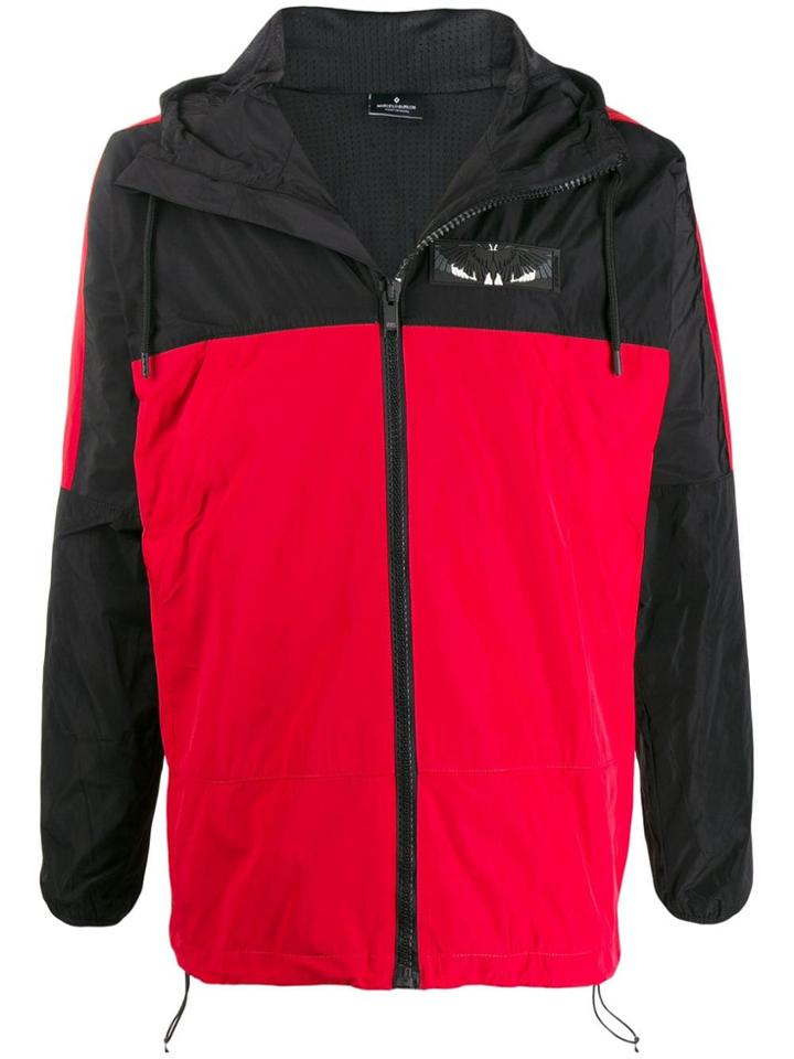 Marcelo Burlon County Of Milan Wings Patch Windbreaker - Red