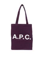 A.p.c. Lou Shopper Tote - Blue