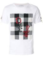 Jw Anderson Checked Panel T-shirt - White