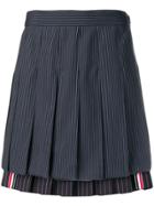 Thom Browne Short Pleated Skirt - Blue