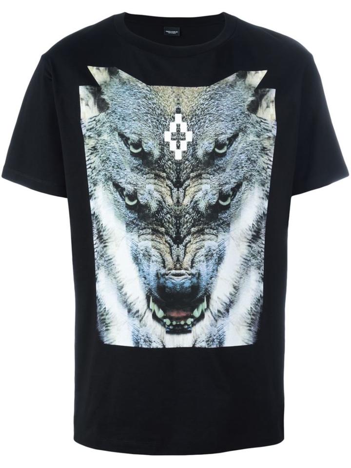 Marcelo Burlon County Of Milan 'el Marmolejo' T-shirt, Men's, Size: Xl, Black, Cotton