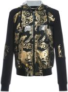 Philipp Plein - Gold Detail Hoody - Men - Polyester - M, Black, Polyester