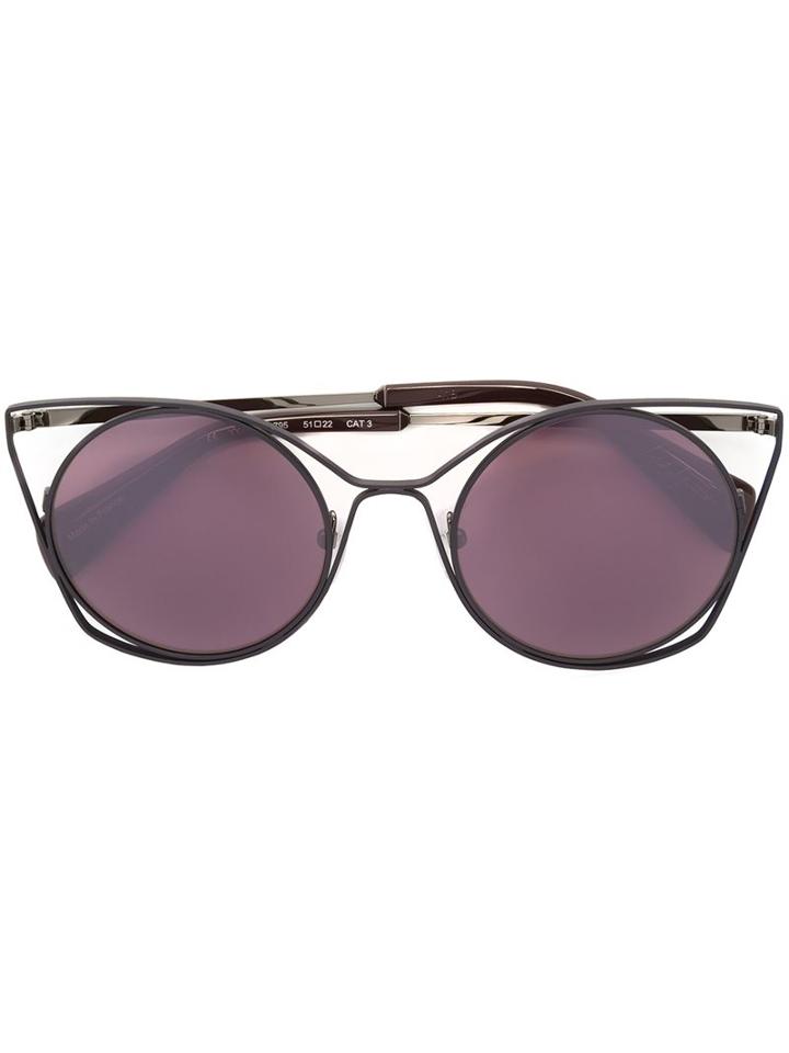 Yohji Yamamoto Cut-out Frame Sunglasses