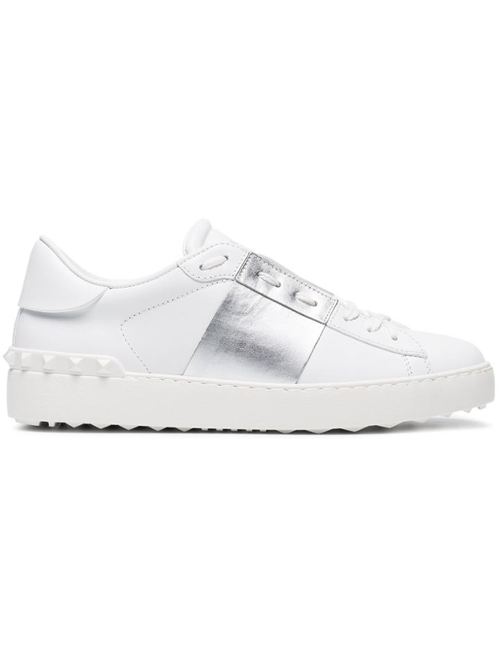 Valentino Colour Block Open Sneakers - White