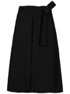 Egrey Drawstring Midi Skirt - Black