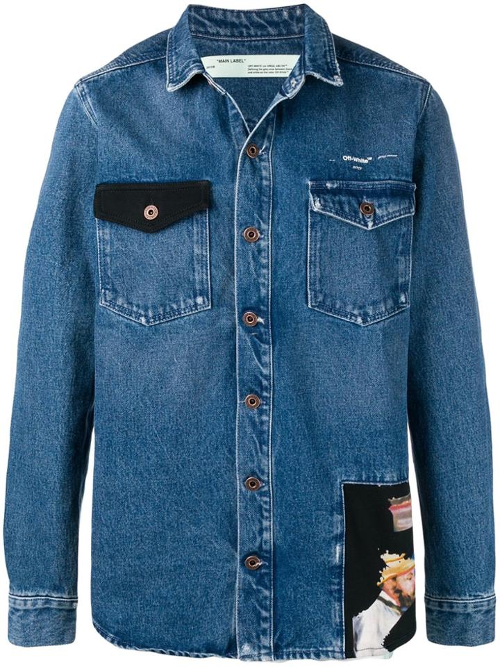 Off-white Patch Jacket - Blue