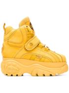 Buffalo Platform Lace-up Sneakers - Yellow & Orange