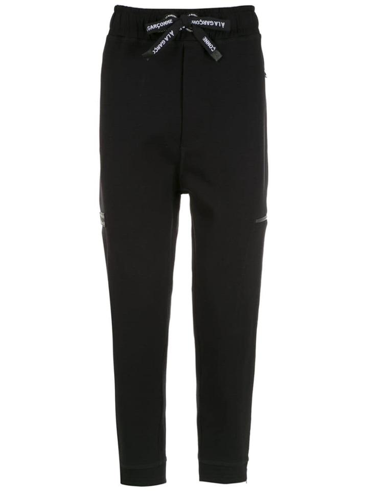 À La Garçonne À La Garçonne + Hering Trousers With Zip Details - Black