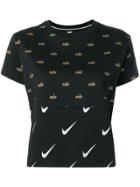 Nike Logo Printed T-shirt - Black