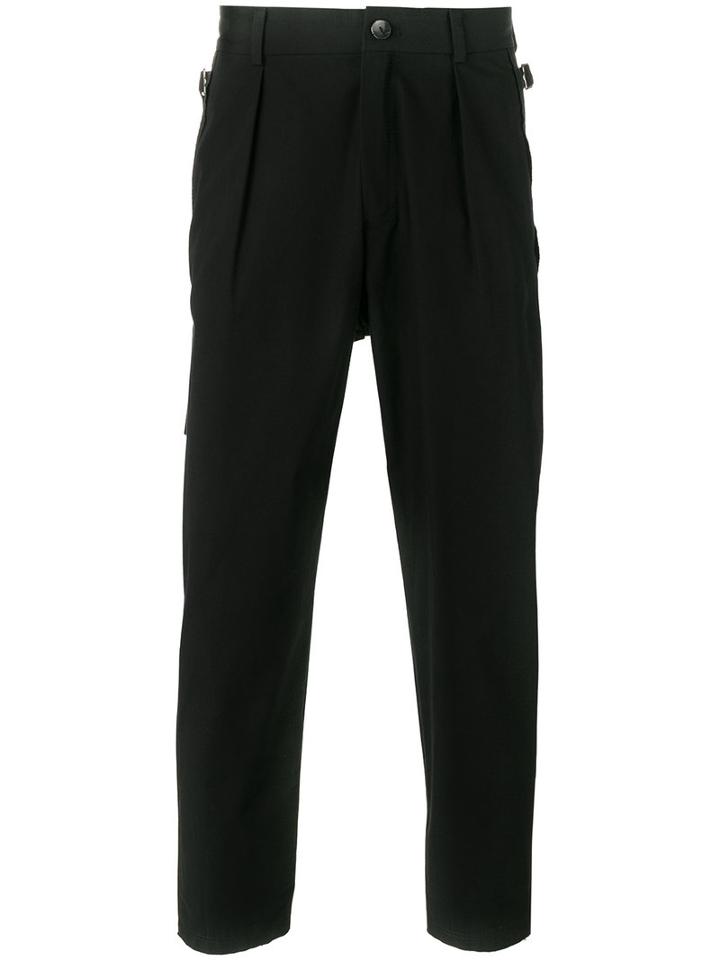 Eyelet Detail Shorts - Men - Cotton - S, Black, Cotton, Damir Doma