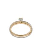 Delfina Delettrez 18kt Yellow And White Gold Two In One Diamond Ring