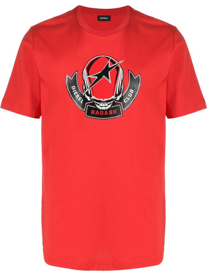 Diesel Badass Club T-shirt - Red