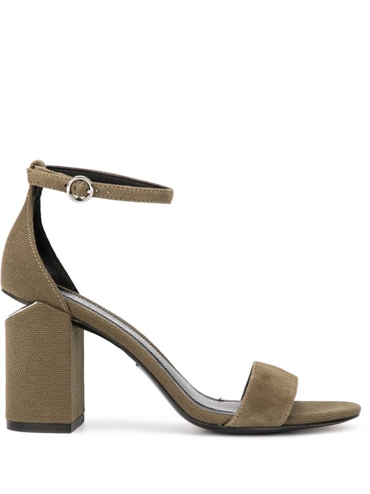Alexander Wang Abby Block Heel Sandals - Green