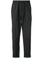 Emporio Armani Elasticated Waist Trousers - Black