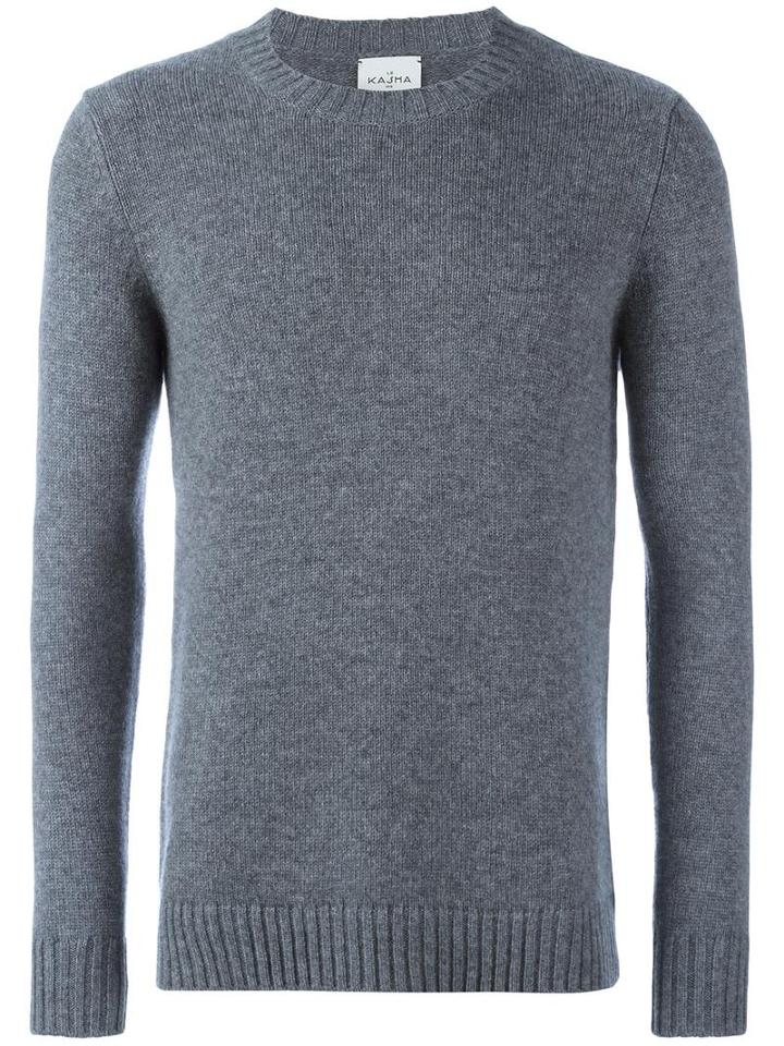 Le Kasha 'bagota' Jumper, Men's, Size: Small, Grey, Cashmere