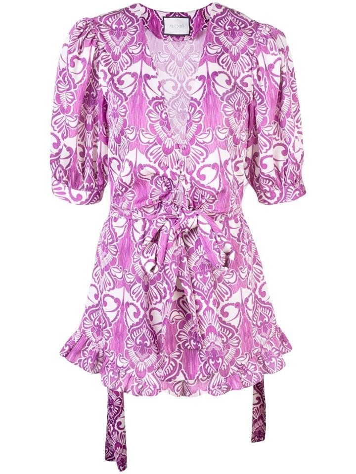 Alexis Indira Romper - Purple