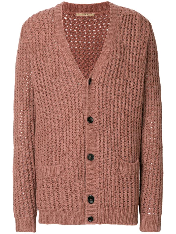 Thom Browne Reconstructed V-neck Cardigan - Grey