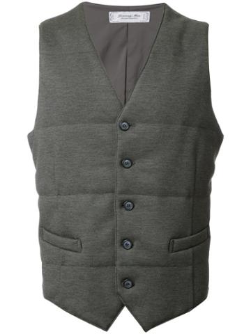 Strasburgo 'lardini' Waistcoat, Men's, Size: Small, Green, Wool/polyester