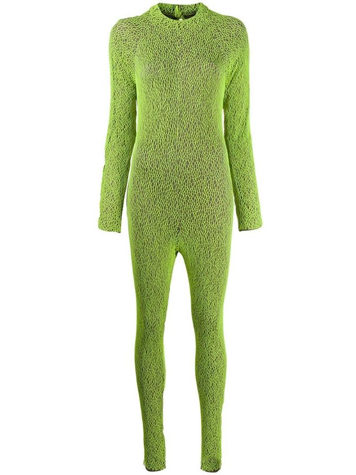 Fantabody Fitted Cut-out Detail Jumpsuit - Yellow