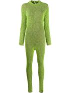 Fantabody Fitted Cut-out Detail Jumpsuit - Yellow