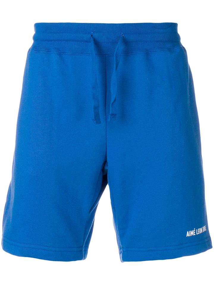 Aimé Leon Dore Drawstring Jersey Shorts - Blue