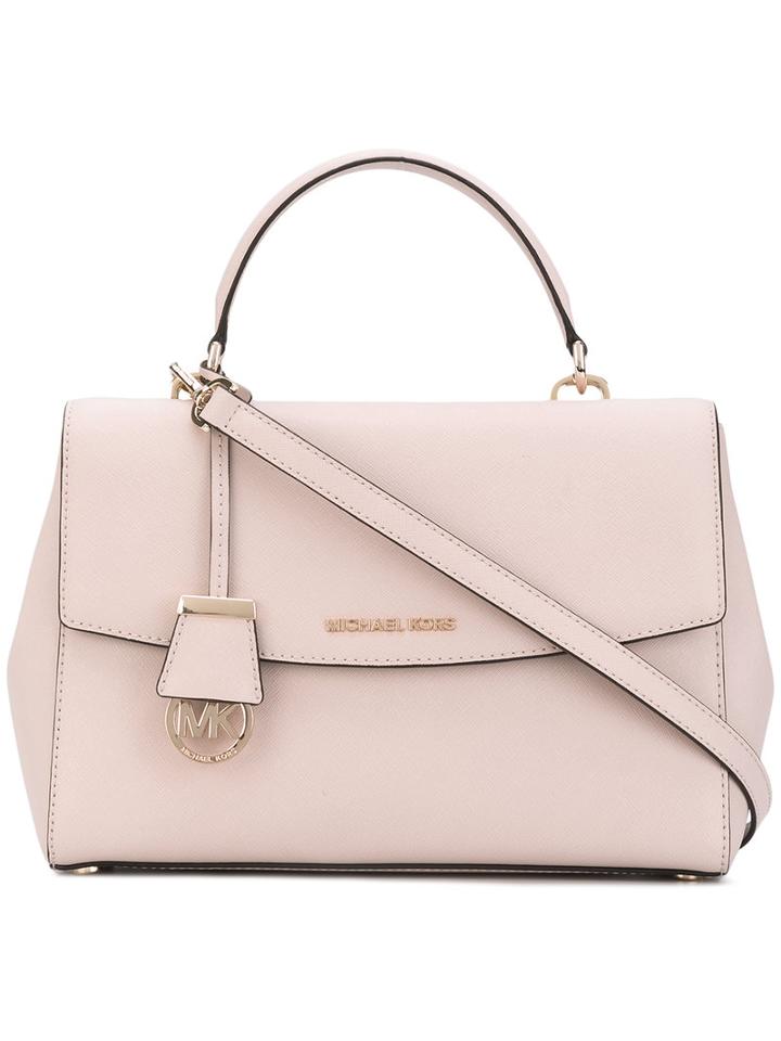 Michael Michael Kors - 'ava' Medium Satchel - Women - Leather - One Size, Pink/purple, Leather