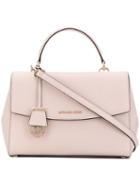 Michael Michael Kors - 'ava' Medium Satchel - Women - Leather - One Size, Pink/purple, Leather