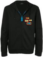 Fendi Badge Patch Zip Hoodie - Unavailable