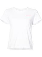 Re/done Mini Logo Graphic T-shirt - White