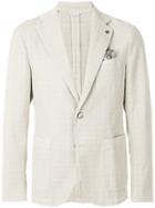 Manuel Ritz Single Breasted Blazer - White