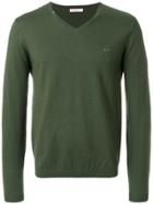 Sun 68 Classic Knitted Sweater - Green