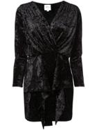 Misa Los Angeles Velvet Mini Dress - Black