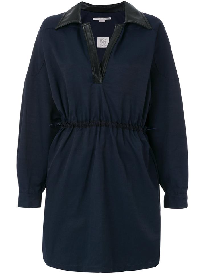 Stella Mccartney Drawstring Jersey Dress - Blue