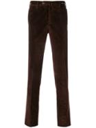 Pt01 Straight Fit Corduroy Trousers - Brown