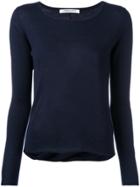 Lamberto Losani Draped Back Jumper - Blue