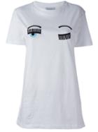 Chiara Ferragni Flirting Long T-shirt, Women's, Size: Xxs, White, Cotton