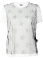 Twin-set Sheer Polka Star T-shirt - White