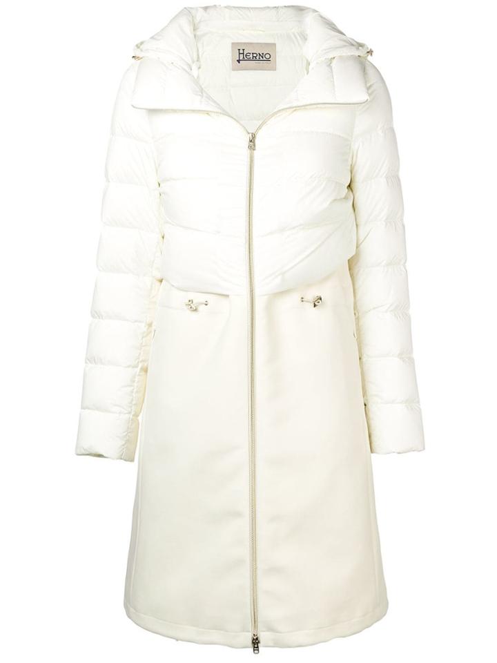 Herno Layered Padded Jacket - White