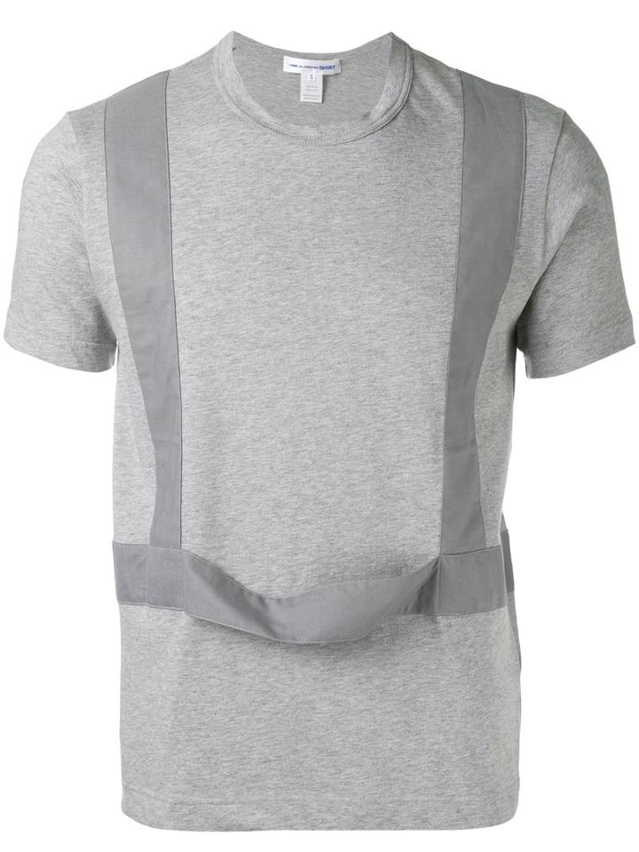Comme Des Garçons Shirt - Panelled T-shirt - Men - Cotton - M, Grey, Cotton