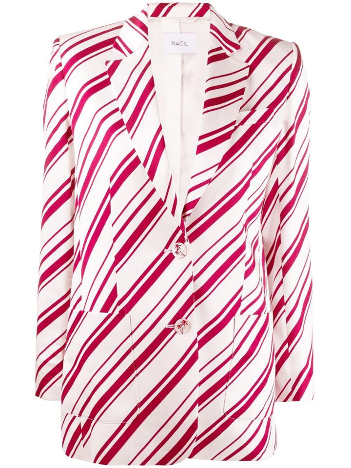 Racil Striped Blazer - Red