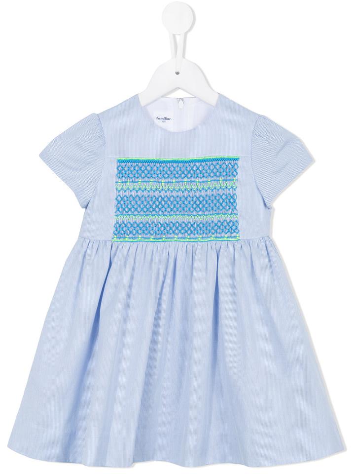 Familiar Flared Dress, Girl's, Size: 6 Yrs, Blue