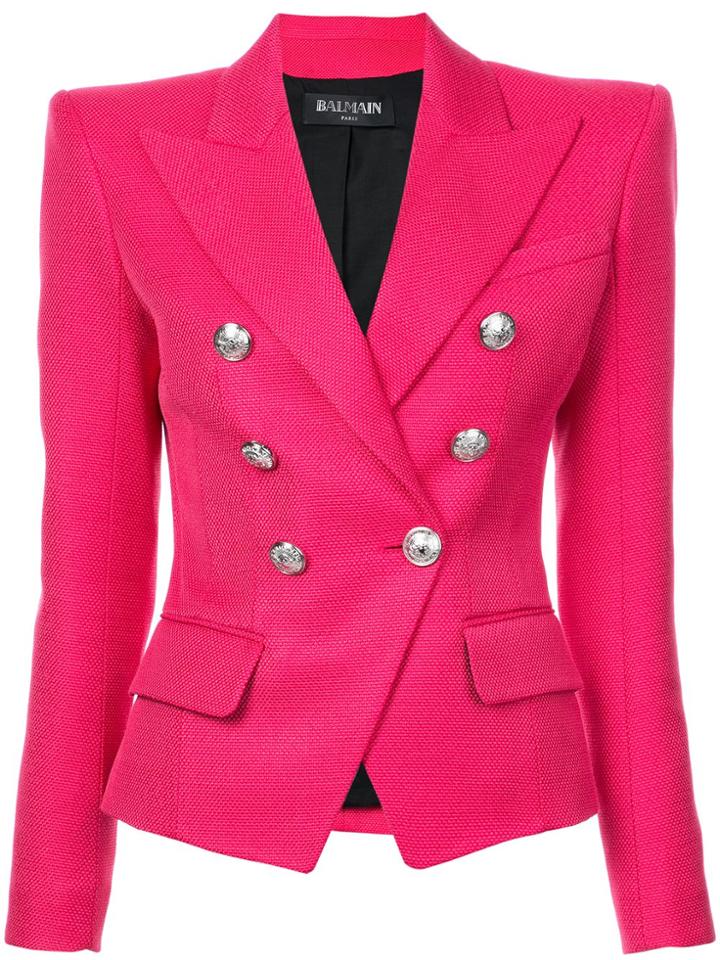 Balmain Balmain Pf07062196d C2210 Artificial->artificial Fur - Pink &