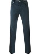 Jacob Cohen Straight Leg Trousers, Men's, Size: 35, Blue, Cotton/spandex/elastane