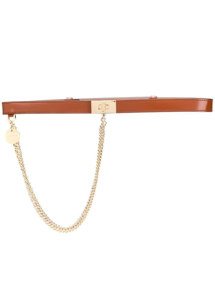 Givenchy Chain Belt - Brown