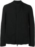Tom Rebl Collarless Short Jacket, Men's, Size: 50, Black, Linen/flax/viscose