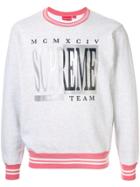 Supreme Team Crew Neck Sweatshirt - Grey