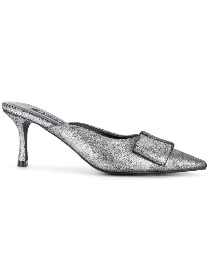 Senso Quebec Ii Metallic Mules - Silver
