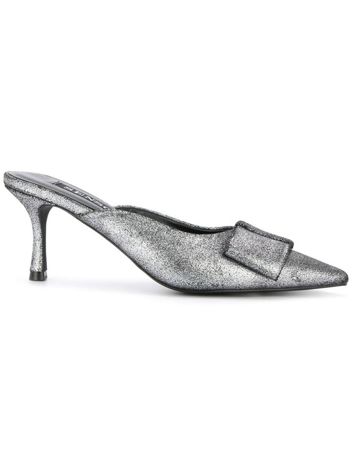 Senso Quebec Ii Metallic Mules - Silver