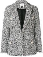 Edward Achour Paris Bouclé Tweed Blazer - Black
