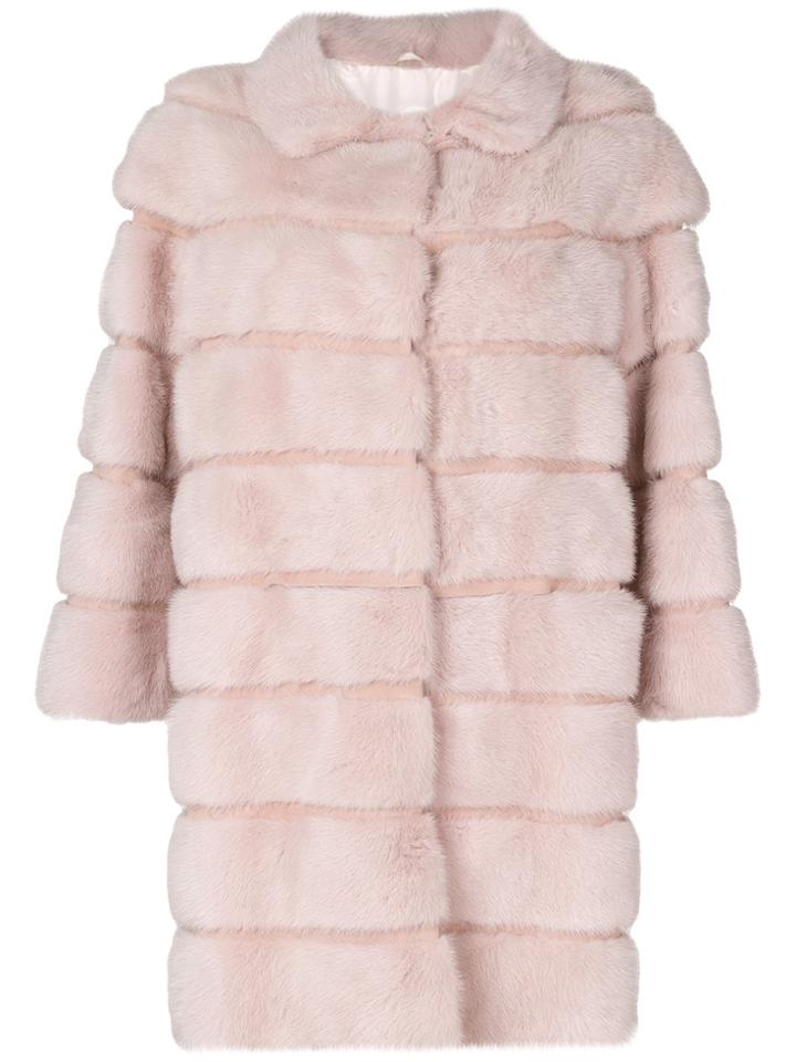 Simonetta Ravizza Panel Coat - Pink & Purple